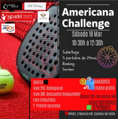 poster torneo AMERICANA CHALLENGE