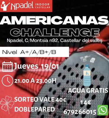 poster del torneo AMERICANA CHALLENGE