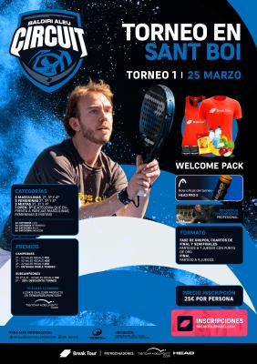 poster del torneo TORNEO 01 BALDIRI ALEU CIRCUIT