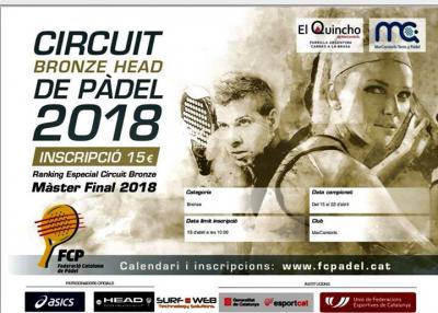 poster del torneo CIRCUIT BRONZE HEAD 2018