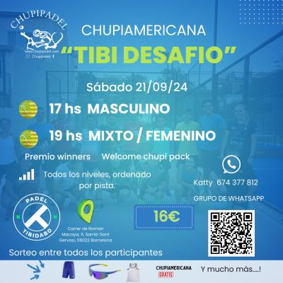 poster del torneo TIBIDESAFIO