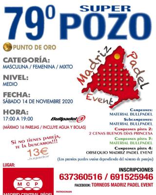 poster del torneo 79º SUPER POZO