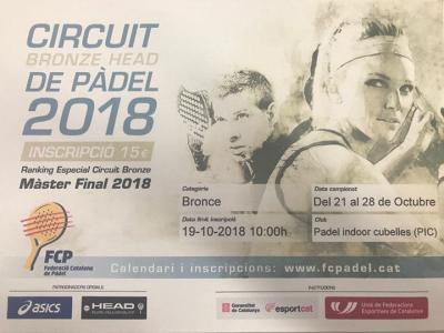 poster del torneo CIRCUIT BRONZE HEAD 2018