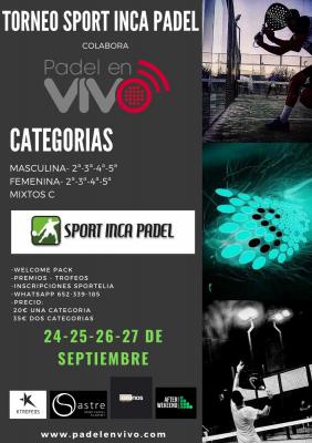 poster del torneo TORNEO PADEL EN VIVO