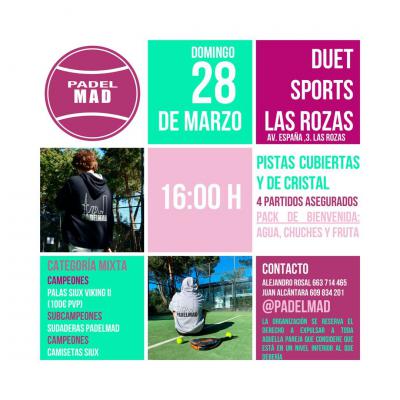 poster del torneo TORNEO EXPRESS MIXTO - LAS ROZAS