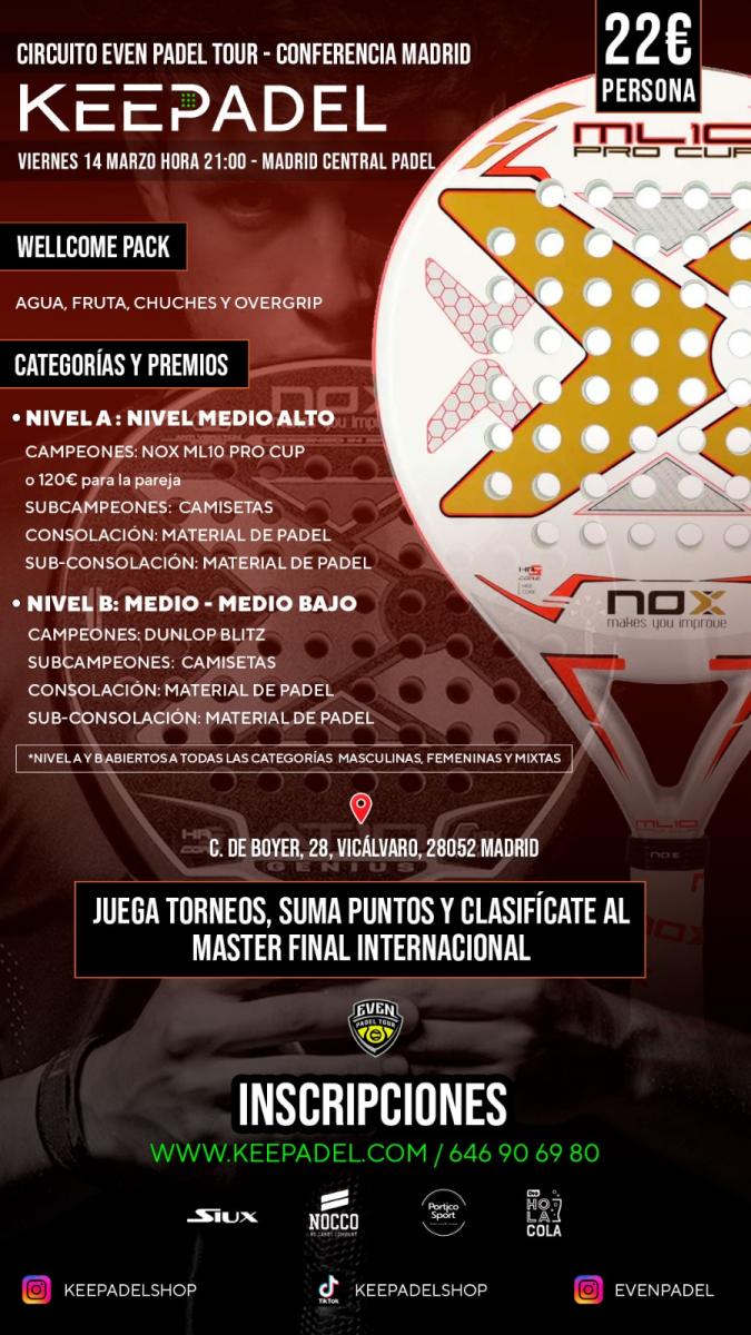 cartel del torneo