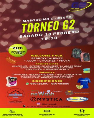poster del torneo TORNEO G2