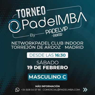 poster del torneo TORNEO PADELMBA BY PADELVIP