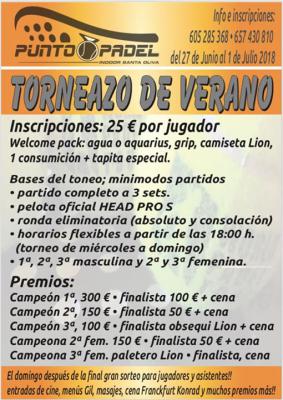 poster del torneo TORNEAZO DE VERANO