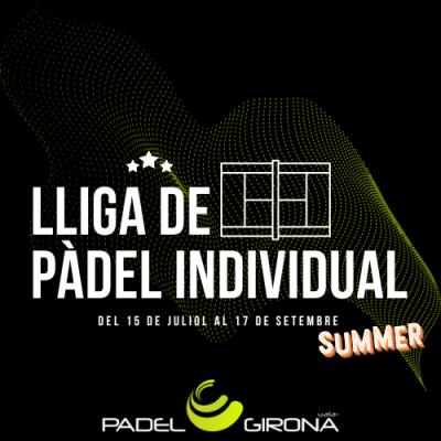 poster torneo LLIGA INDIVIDUAL PÀDEL GIRONA UALA