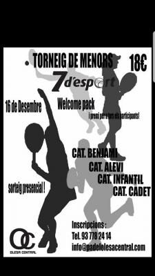 poster del torneo TORNEIG DE MENORS 7 D'ESPORT