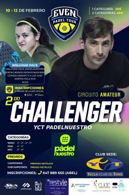 poster del torneo 2DO CHALLENGER EPT YECLA