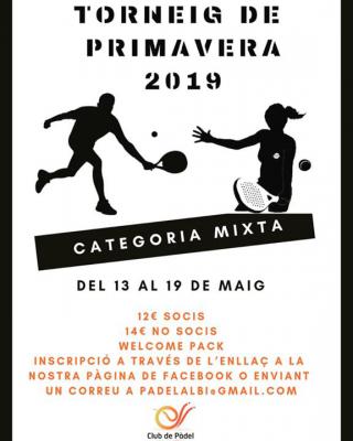 poster torneo TORNEIG DE PRIMAVERA
