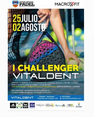 poster torneo I CHALLENGER VITALDENT