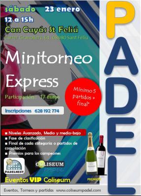 poster del torneo MINITORNEO COLISEUM AFORO LIMITADO!