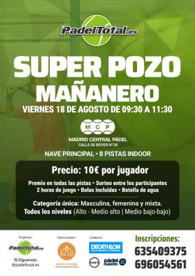 poster del torneo POZO MAÑANERO