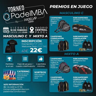 poster del torneo TORNEO EXPRESS PADELMBA_BY_PADELVIP