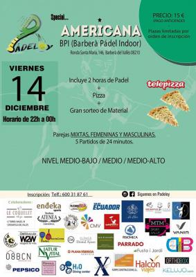 poster del torneo SPECIAL AMERICANA PADELOY