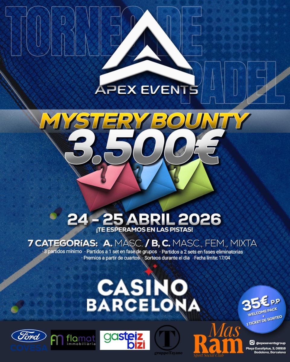 cartel del torneo