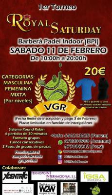 poster del torneo 1er TORNEO ROYAL SATURDAY