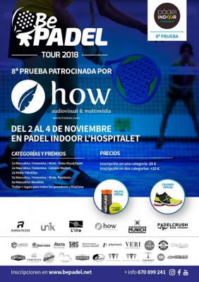 poster del torneo 8ª PRUEBA BEPADEL TOUR 2018