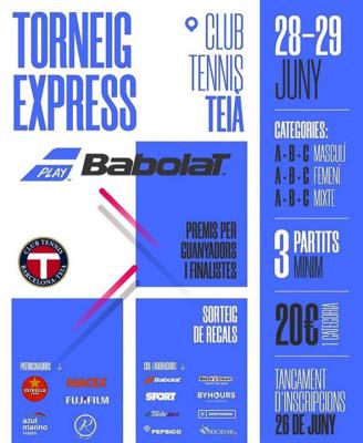 poster del torneo TORNEIG EXPRESS