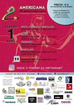 poster del torneo MEGA AMERICANA PADELOY