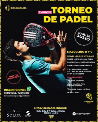 poster torneo TORNEO DE PADEL