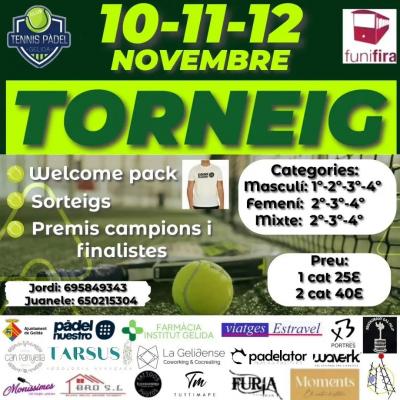 poster torneo TORNEO DE PADEL