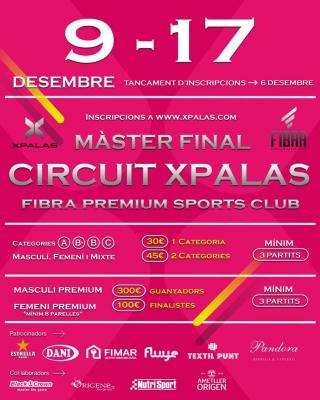 poster del torneo MASTER FINAL CIRCUIT XPALAS