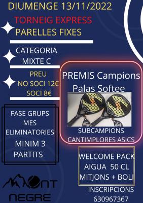 poster del torneo TORNEIG EXPRESS 13/11