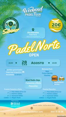 poster del torneo PADEL NORTE OPEN