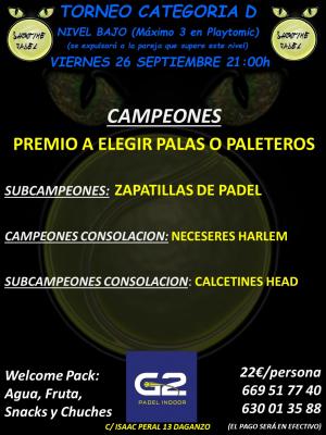 poster del torneo SHOWTIMEPADEL