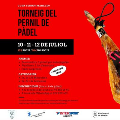 poster del torneo TORNEIG DEL PERNIL