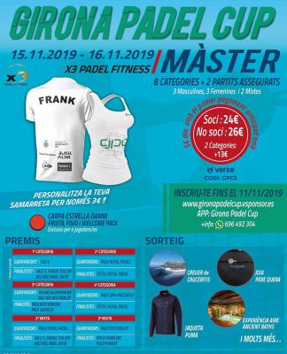 poster del torneo MASTER GIRONA PADEL CUP