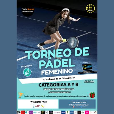 poster del torneo LI TORNEO FEMENINO PADELBUENO