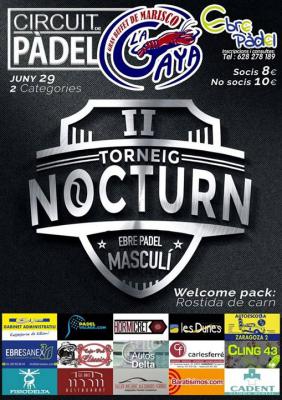 poster del torneo II TORNEIG NOCTURN