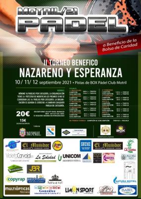 poster del torneo II TORNEO BENÉFICO NAZARENO Y ESPERANZA
