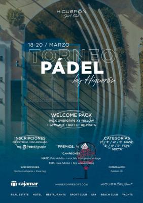 poster del torneo TORNEO DE PÁDEL