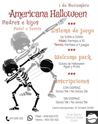 poster del torneo PADRES E HIJOS HALLOWEN