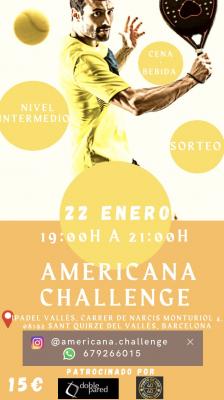 poster del torneo AMERICANA CHALLENGE