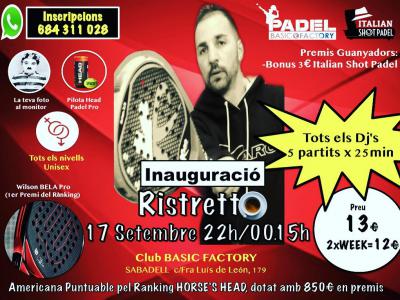 poster del torneo TORNEO RISTRETTO