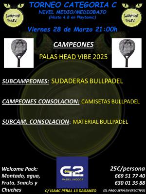 poster del torneo SHOWTIMEPADEL
