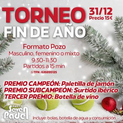 poster del torneo TORNEO FIN DE AÑO