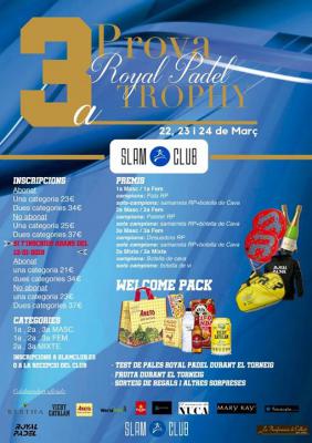 poster del torneo 3ª PROVA ROYAL PADEL TROPHY