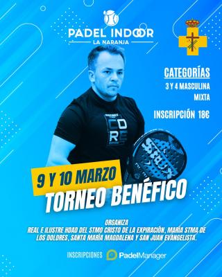 poster del torneo TORNEO BENÉFICO
