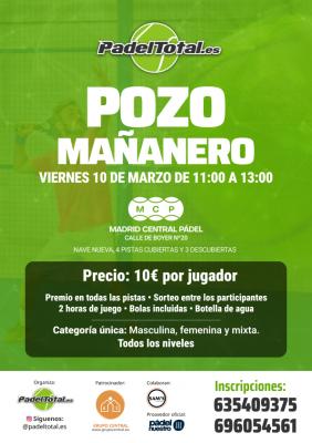 poster del torneo POZO MAÑANERO