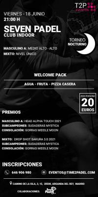 poster del torneo TORNEO NOCTURNO TIME2PADEL