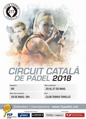 poster del torneo CIRCUIT CATALÀ 2018 OR