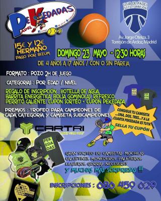 poster del torneo POZO PEKEDADAS